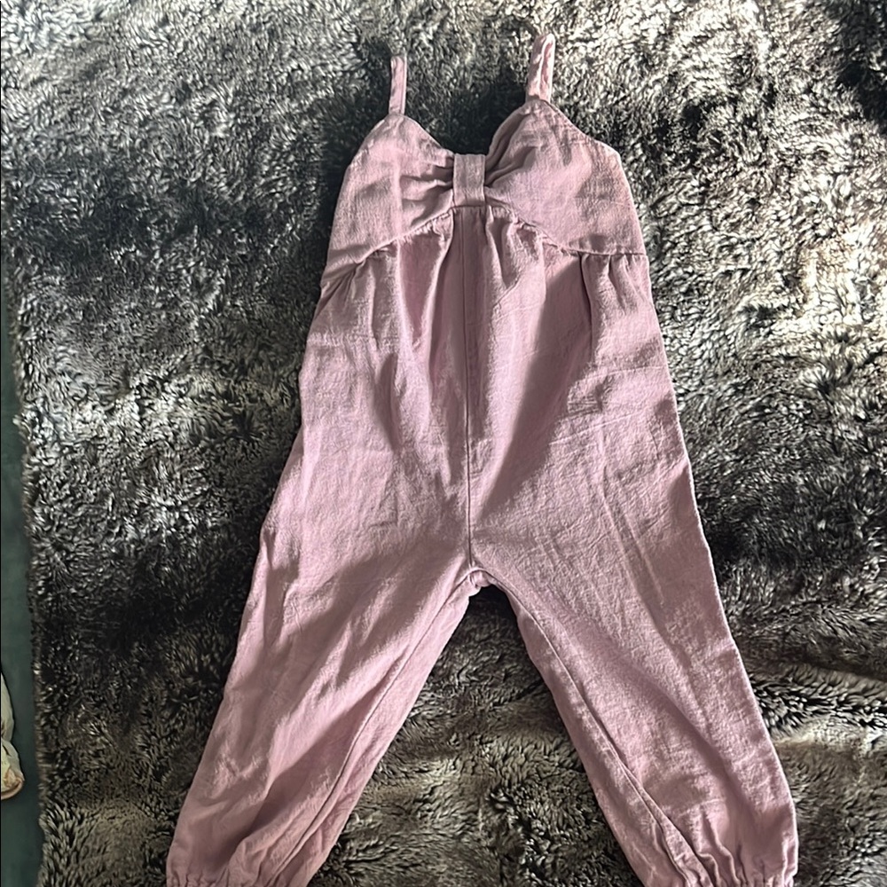 18-24m Light Pink Spaghetti Strap Jumpsuit Romper